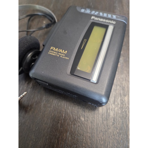VINTAGE Panasonic RQ-V52 Stereo Radio Cassette Player FM/AM Tuner Walkman Radio - Picture 2 of 9